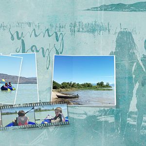 Kayaking on Lake Utah