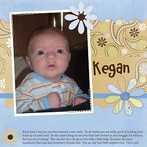 Kegan-six weeks