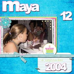 12th birthday by Maya