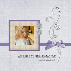 An Apple Of Grandma's Eye