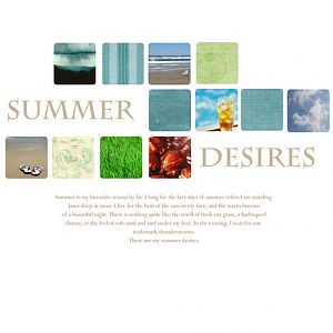 Summer Desires. (Danielle Young Spotlight)