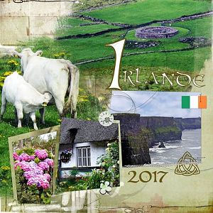 Front cover of my album Ireland 2017