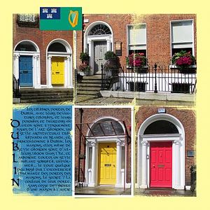 Doors of Dublin Irland