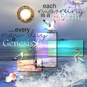 Each New Day is Your Genesis