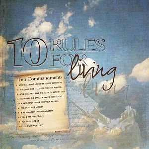 THE 10 rules for living