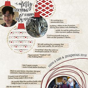 Holiday Newsletter (Template challenge)