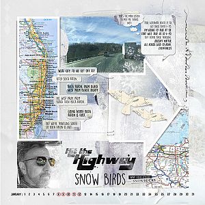 January:  The Snow Bird Journey page 1