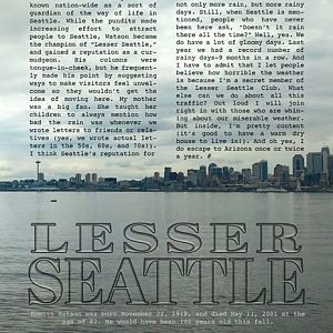 Lesser Seattle-Tribute to Emmett Watson