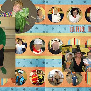 Preschool Shutterfly book- Halloween