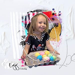 Anna Lift Egg Coloring