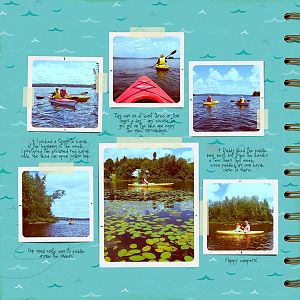 Kayak (Left Page)