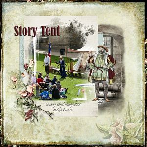Bolsover Castle Story Tent