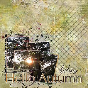 September challenge #5: Template - Autumn has arrived