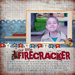 Our Little Firecracker