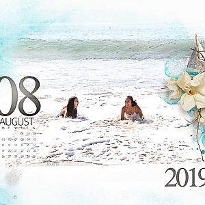 Calendar 2019 August