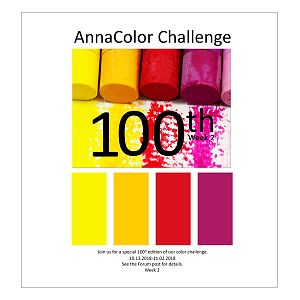 Week 2 - Special 100th Edition of the AnnaColor Challenge