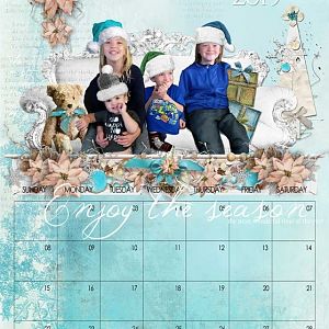 December Calendar page