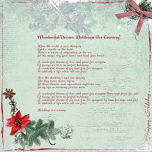 Day 11 - LYRICS OF A CHRISTMAS SONG