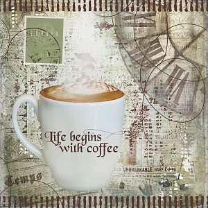 life begins with coffee