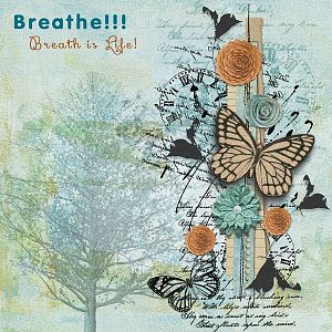 January Art Journaling: Breathe!