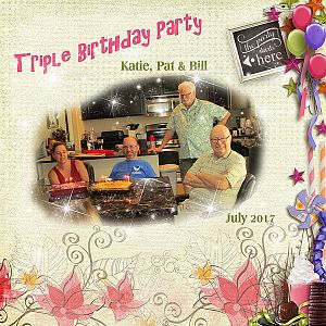 Triple Birthday Party