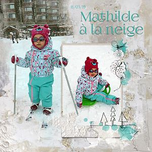 Mathilde  la neige