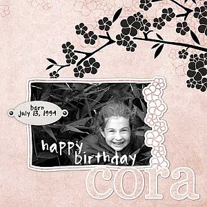 HAPPY BIRTHDAY, Cora!!!!