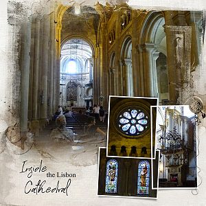 Inside the Lisbon Cathedral