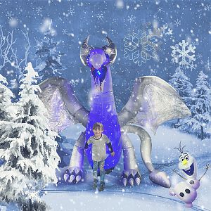 Winter dragon -Frozen