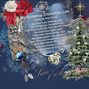 Grownup Christmas List