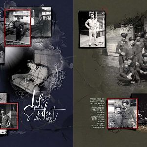 Pages 22 & 23 Dad's Military Album Vol. 1