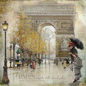 Paris is more beautiful in the rain