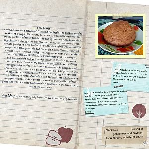 Dear Diary, page 1 of Five Days=Five Layouts JBD Challenge
