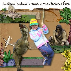 Indiana"Natalia"Jones in the Jurassic Park