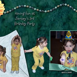 Jamsey's 3rd Bday party