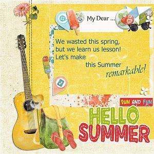 Hello Summer Card