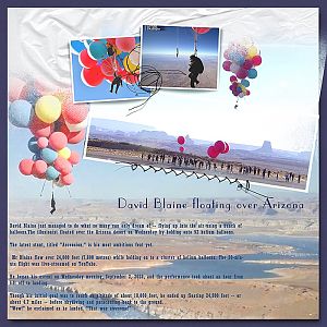 2020 David Blaine Floats over Arizona