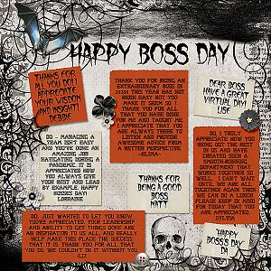 Haunted Boss Day Card