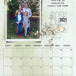 April Calendar page