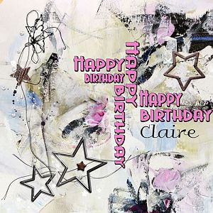 carte anniversaire Claire 2020