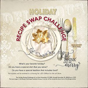A New Challenge - A Holiday/Tradition Recipe Challenge