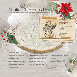 Recipe Challenge White Christmas Pie