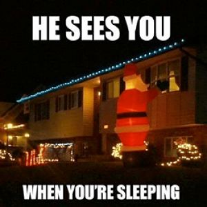 Santa is watching
