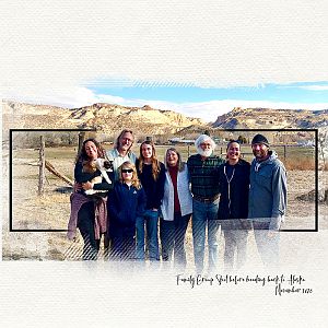 2020 Family group in Utah