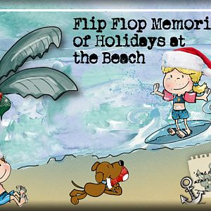Flip Flop Memories of Holidays at the Beach