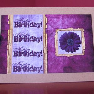 Happy Birthday card - hybrid