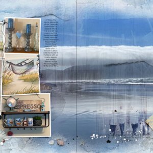 MultiFoto Template Album No 1 Beach House at the Coast
