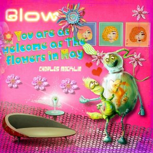 May flowers & love in neon bliss
