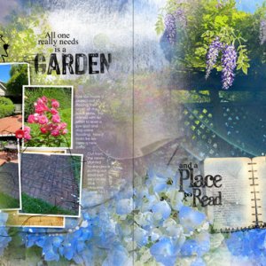 MultiFoto Template Album #2 Garden