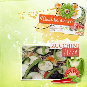 Zucchini Pizza